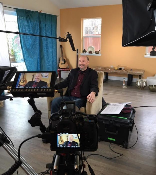 Jonathan being filmed