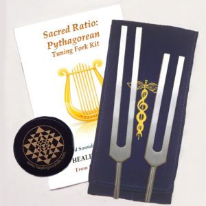 Sacred Ratio Pythagorean Tuning Forks